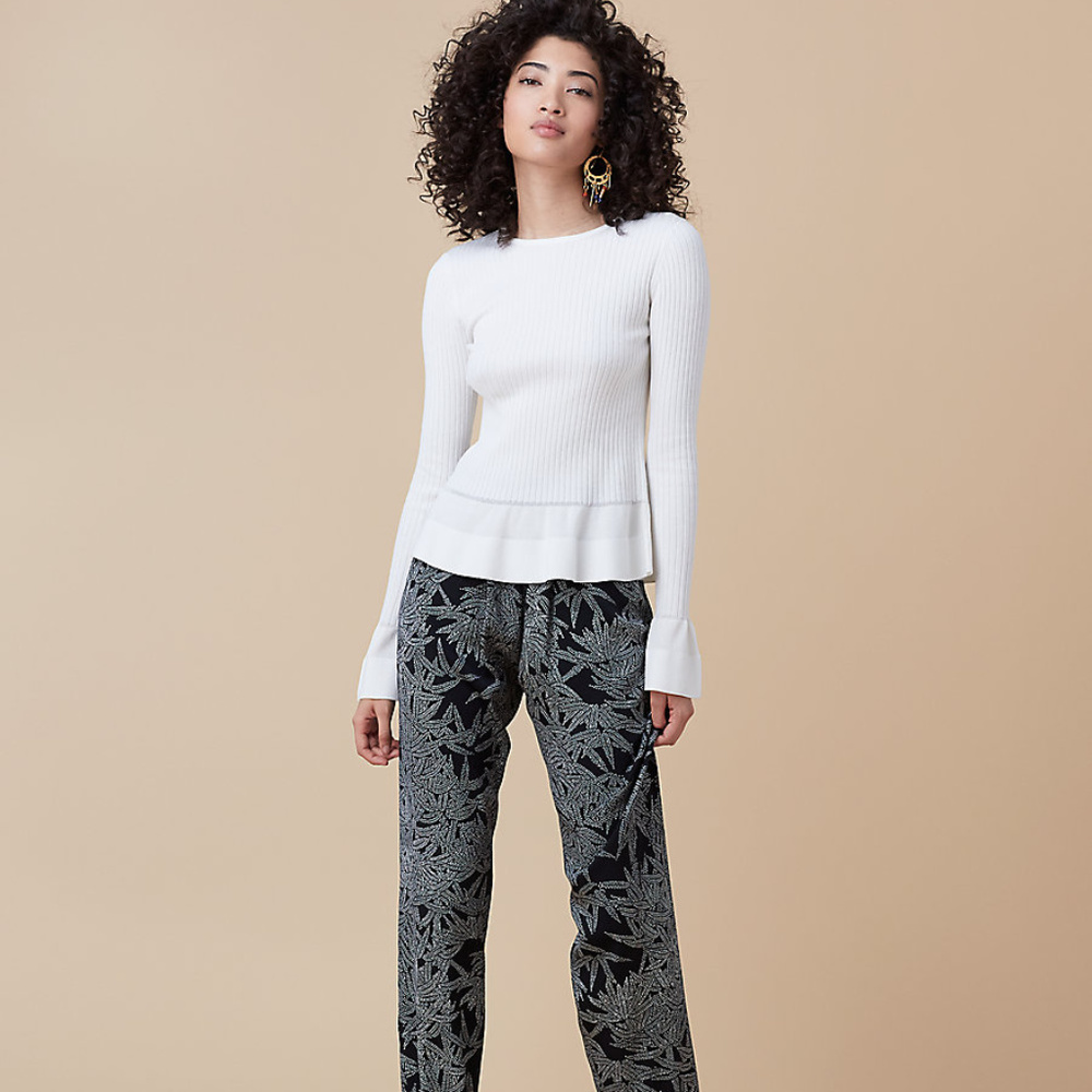 DVF silk pants